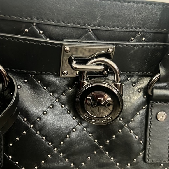 Michael Kors Studded Satchel - Picture 2 of 3